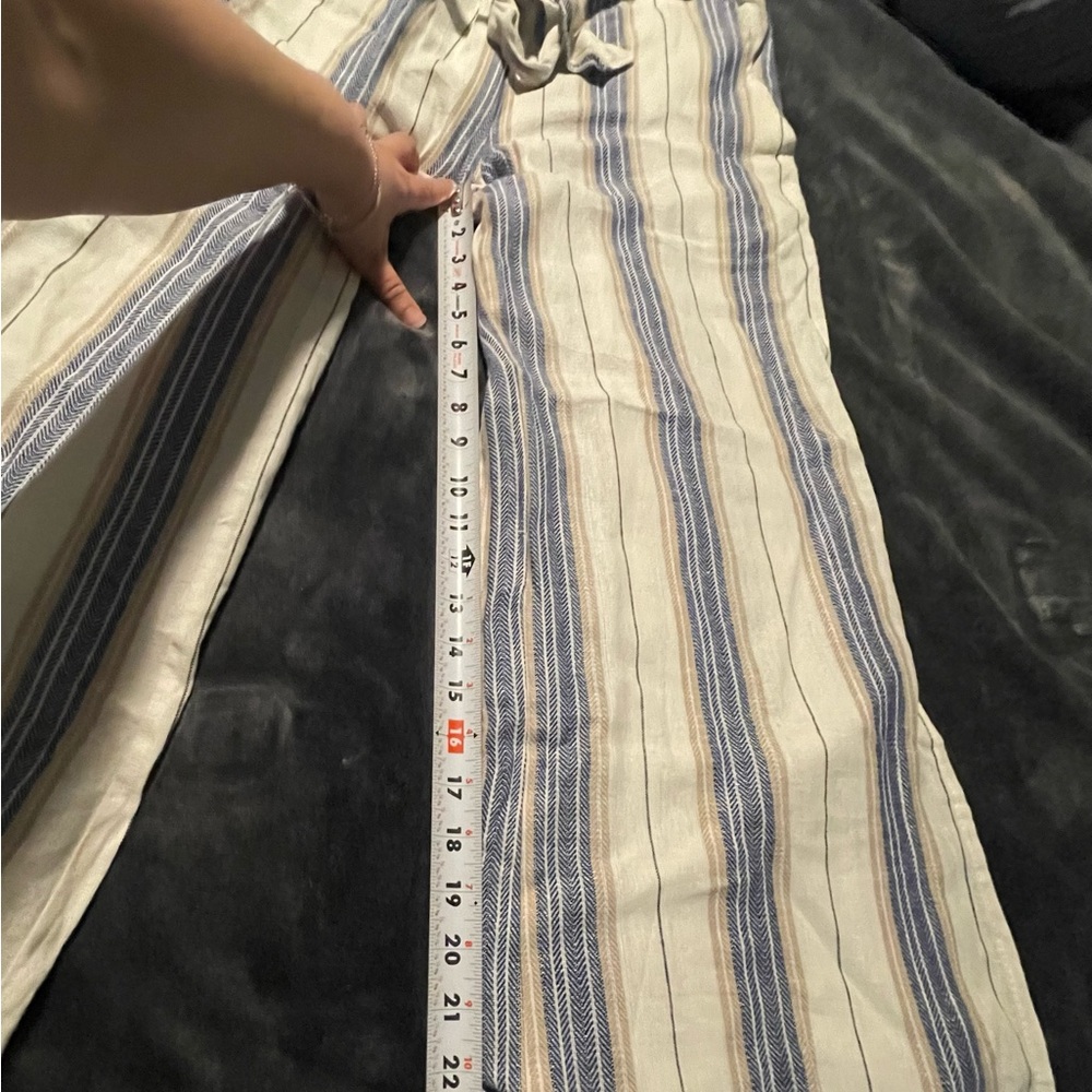 Striped Blue and White Pants